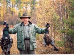 Sergei Shushunov capercaillie hunt