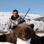Four vacancies for May 10-24, 2025 hunt. Remote locations requires snowmobiles to be flown in by helicopter, making this hunt more expensive than our fall hunt. $12,000.