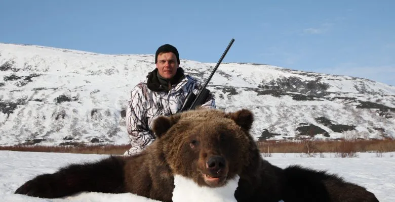 Four vacancies for May 10-24, 2025 hunt. Remote locations requires snowmobiles to be flown in by helicopter, making this hunt more expensive than our fall hunt. $12,000.